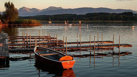 Die wärmsten Seen Oberbayerns